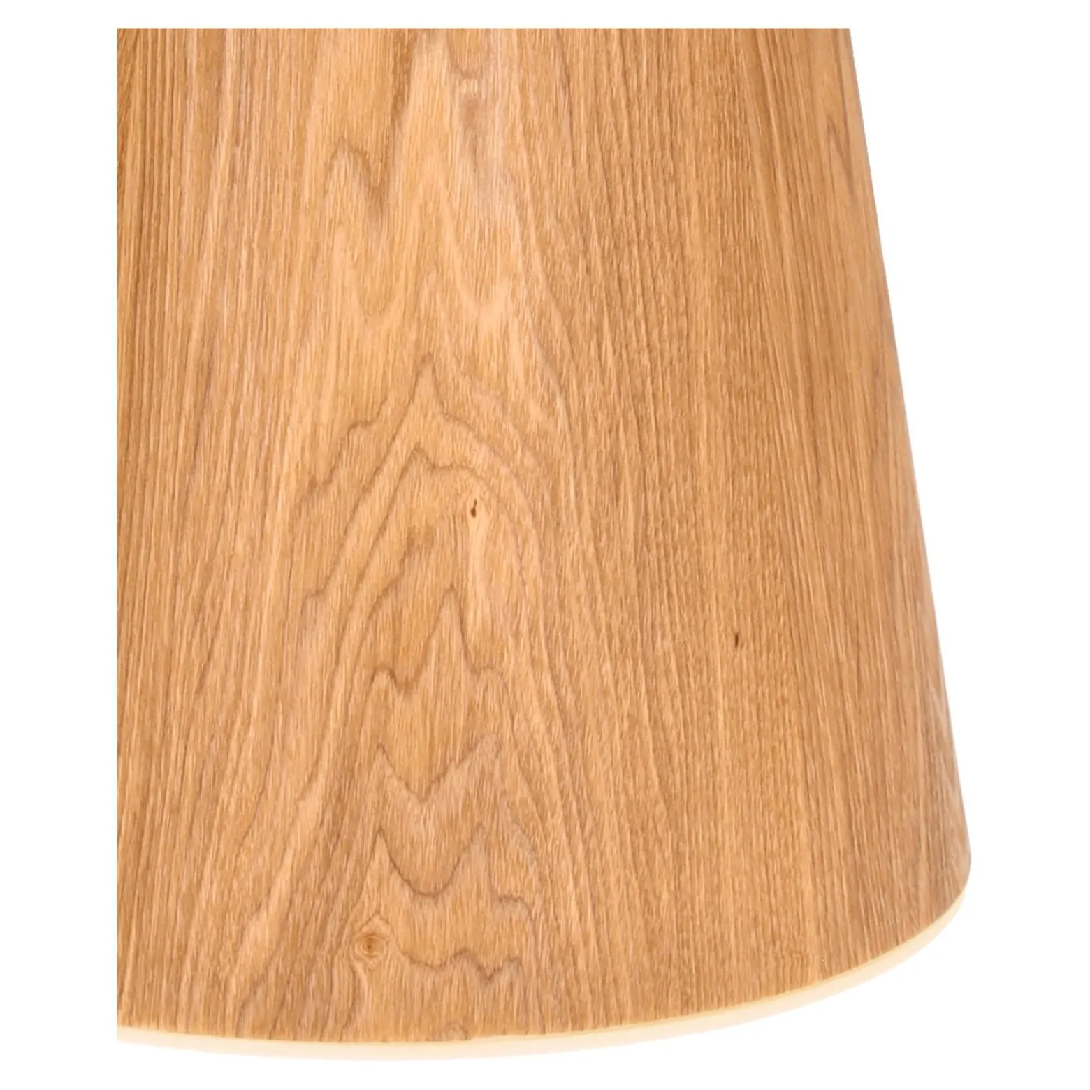 STÓŁ OKRĄGŁY 80 cm Soleilo MDF I OKLEINA DREWNA