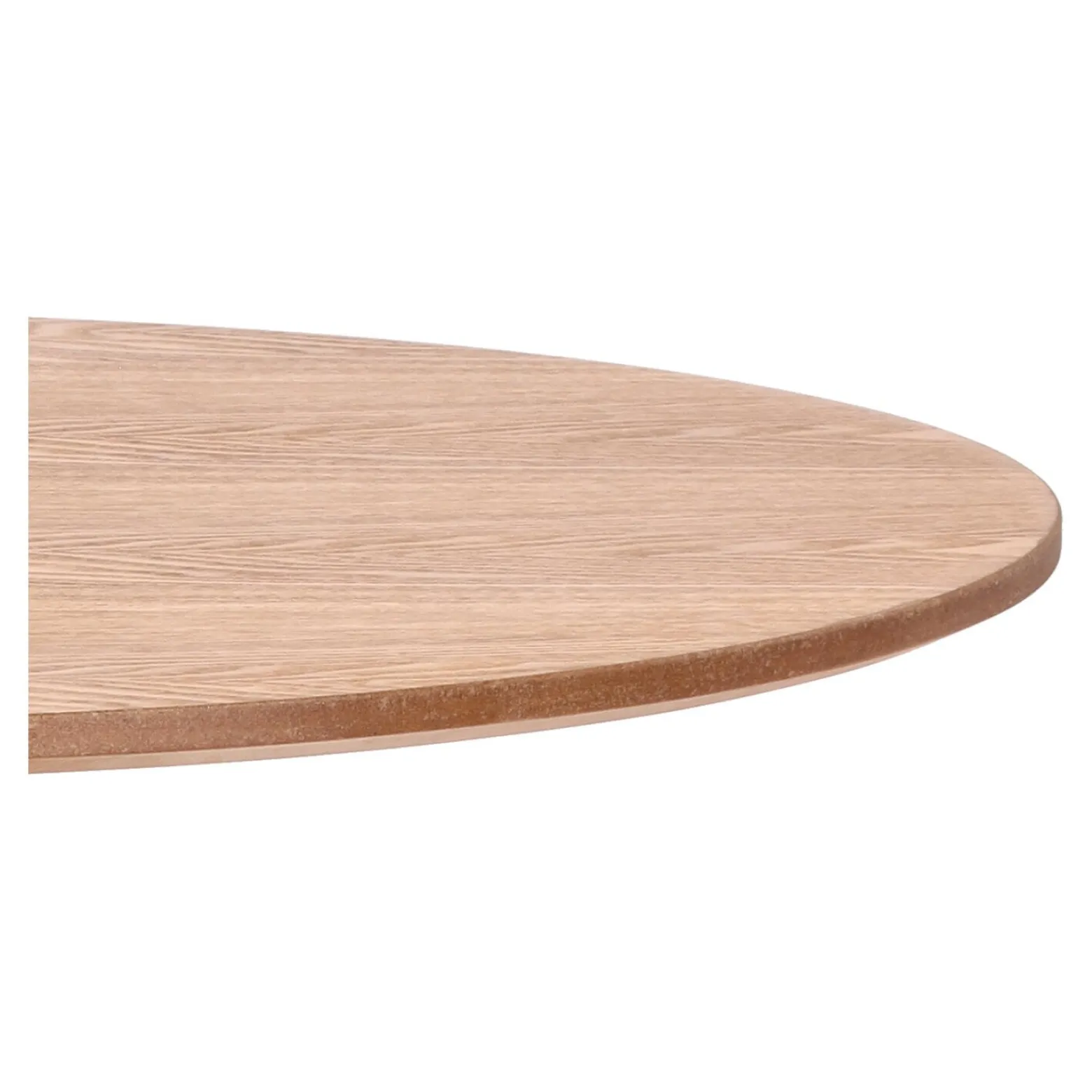 STÓŁ OKRĄGŁY 80 cm Soleilo MDF I OKLEINA DREWNA