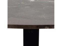 Stół okrągły Heaven 120 cm marmur brązowy