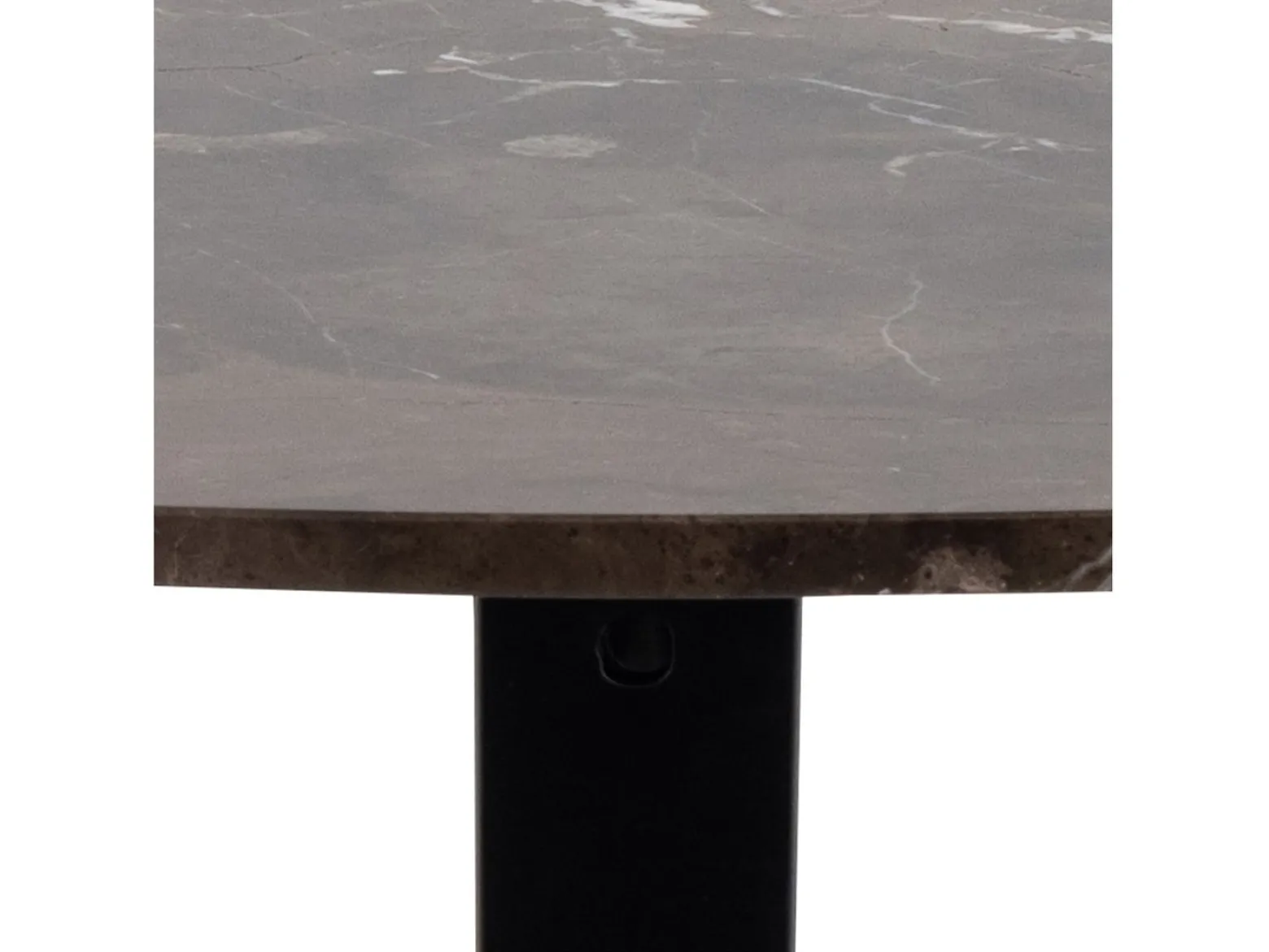 Stół okrągły Heaven 120 cm marmur brązowy