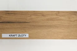 Stół okrągły JOWISZ rozkładany kraft złoty