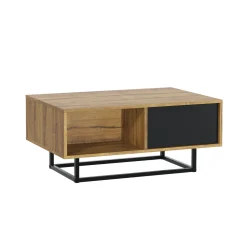 Stolik Kawowy 90cm Loft ONE FURNITURE - Laminat Dębowy