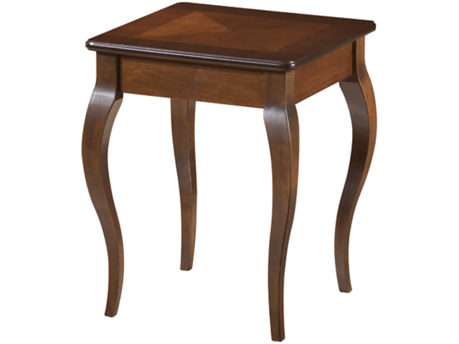 Stolik kwadratowy Padova C 45 cm ciemny orzech