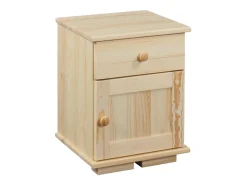 Stolik nocny MODERN II, kolor sosnowy, drzwi prawostronne