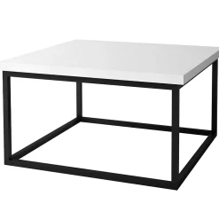 Stolik do salonu kawowy ława Biały do wyboru Stelaż Czarny 120 x 60 x 48 CM