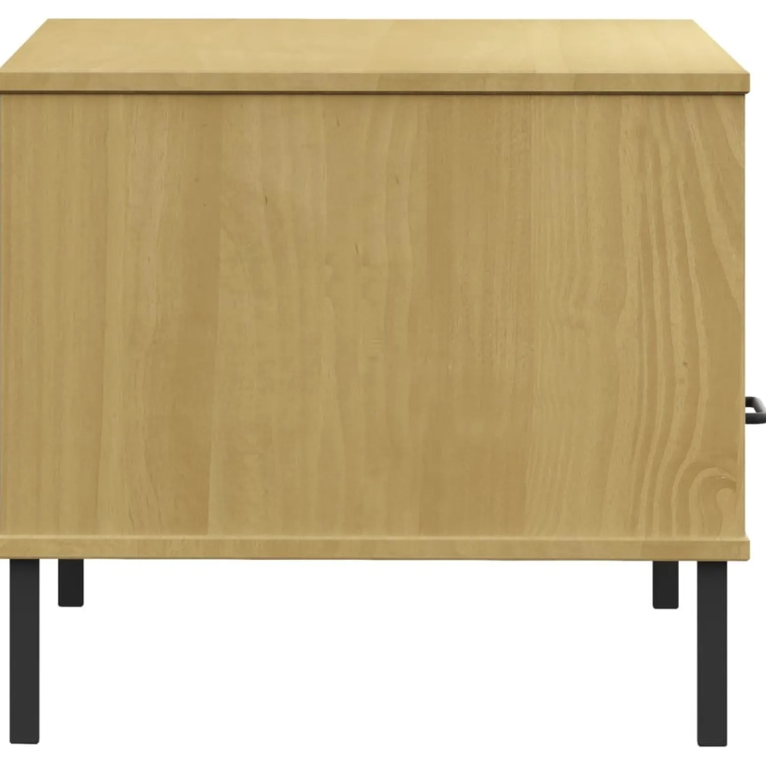 Stolik Kawowy Ława Stół Brązowy Drewniany 85x50x45 Szuflady Do Salonu