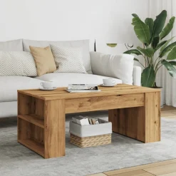 Stolik Kawowy Ława Stół Brązowy 102x55x42 Do Salonu Do Pokoju