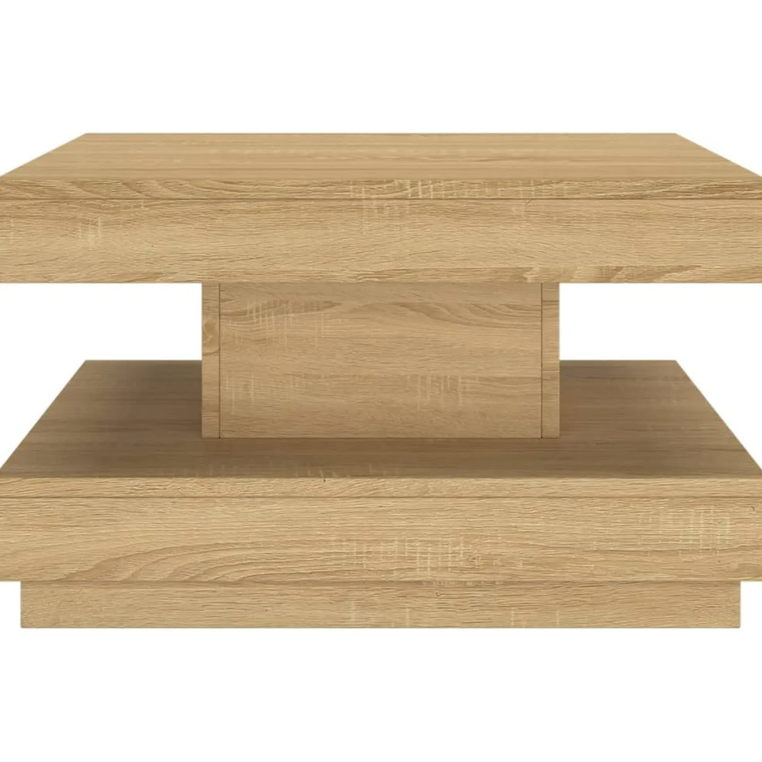 Stolik Kawowy Ława Stół Brązowy 60x60x35 Do Salonu Do Pokoju