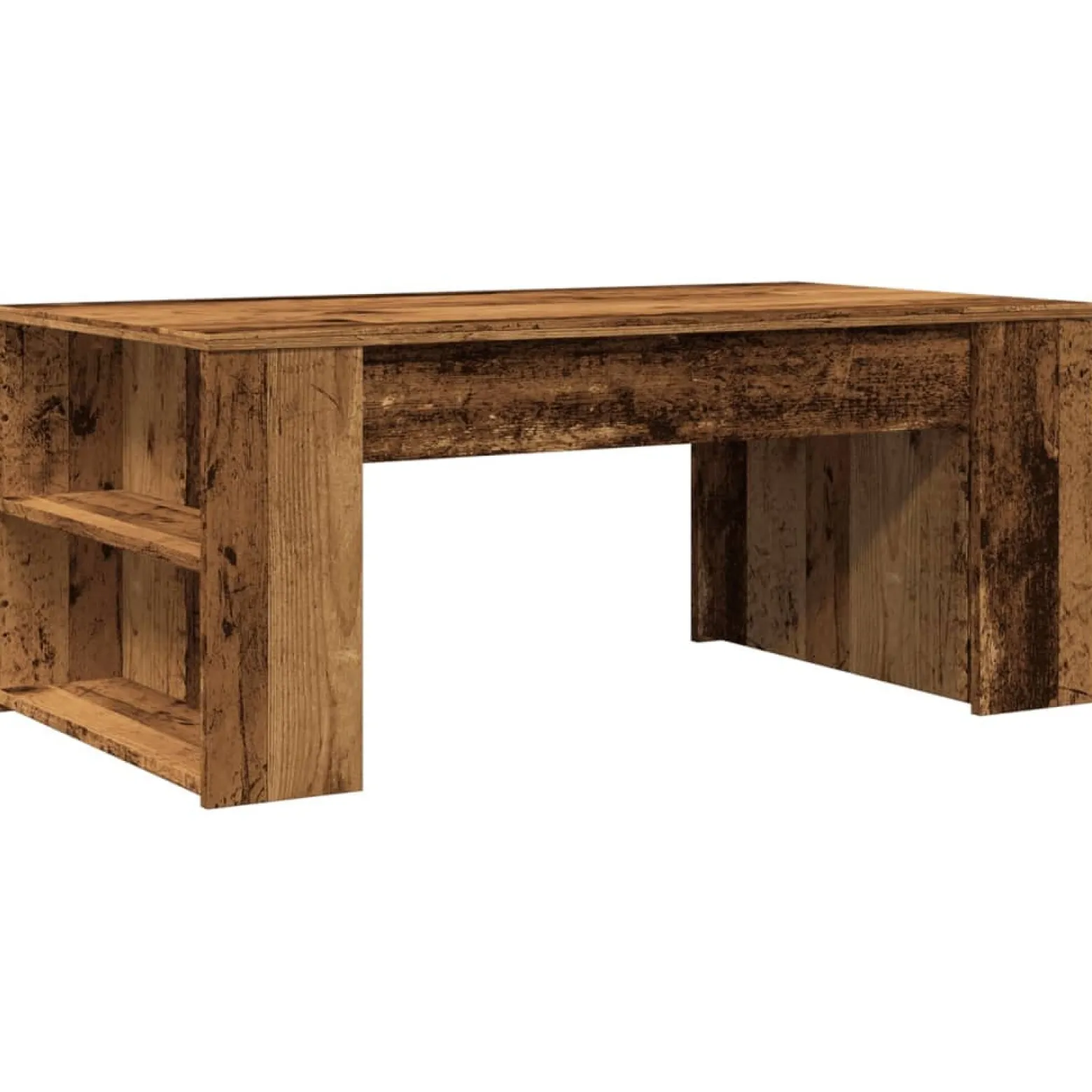 Stolik Kawowy Ława Stół Brązowy 102x55x42 Do Salonu Do Pokoju