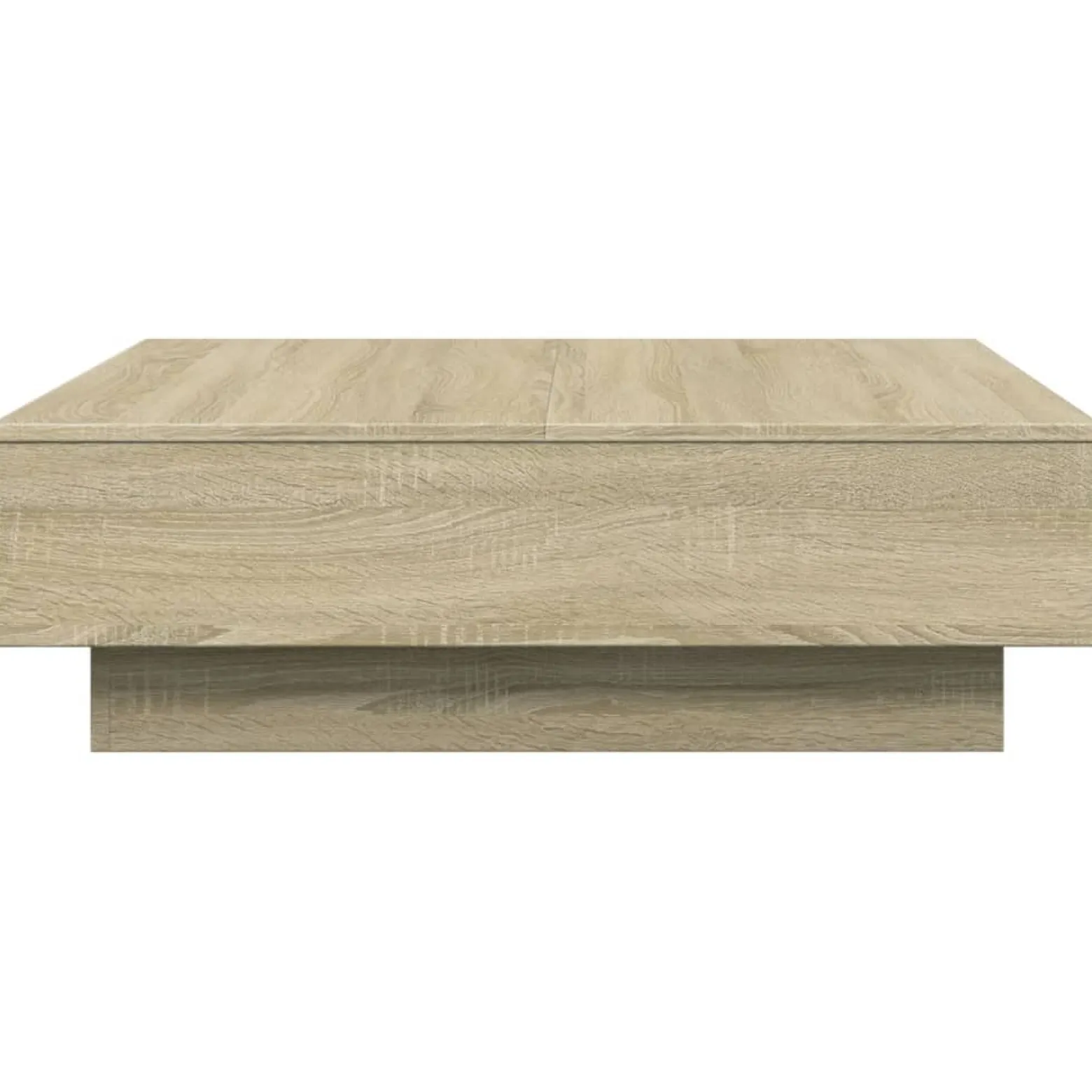 Stolik Kawowy Ława Stół Brązowy 90x90x28 Do Salonu Do Pokoju