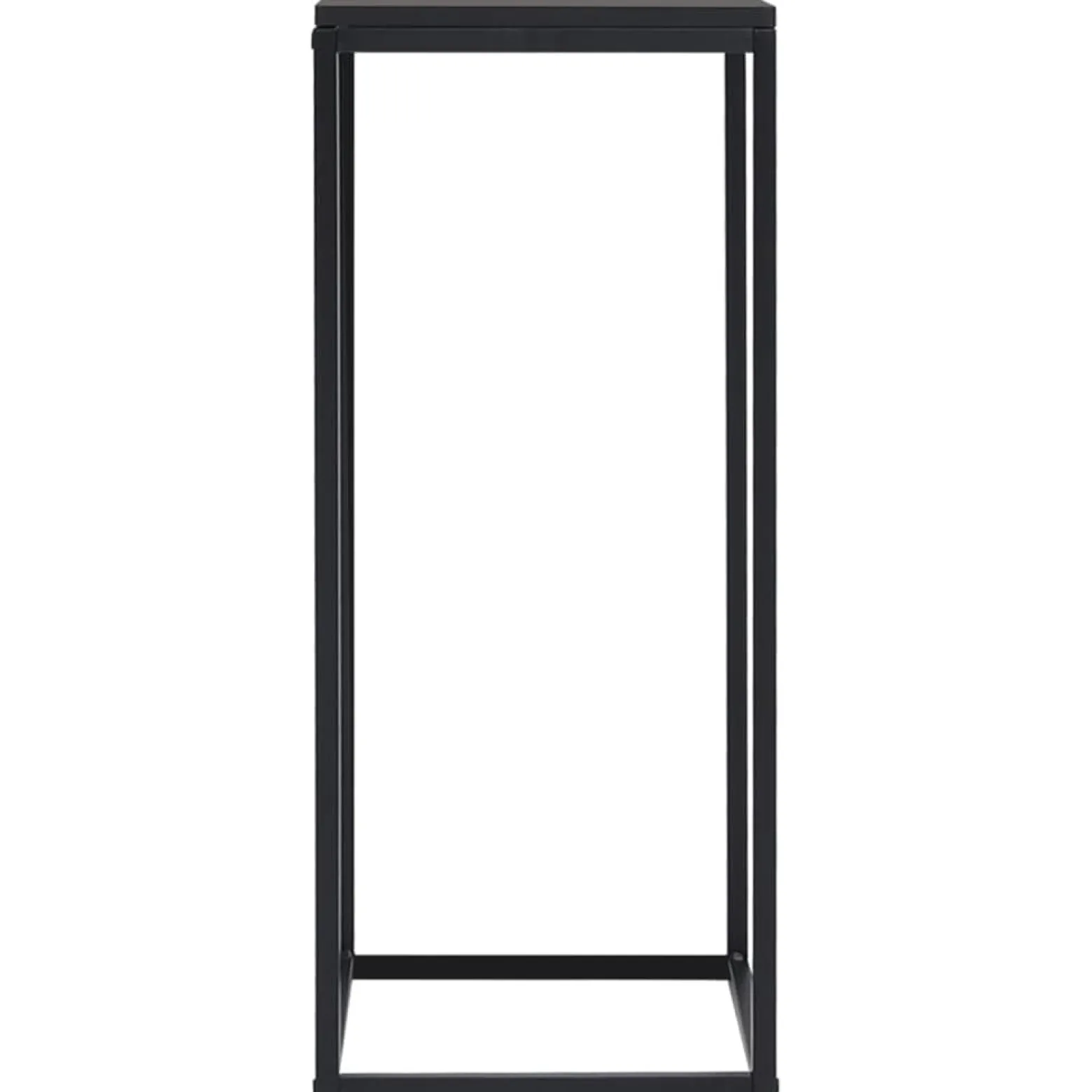 Stolik Kawowy Ława Stół Czarny Metalowy 25x25x60 Do Salonu Do Pokoju
