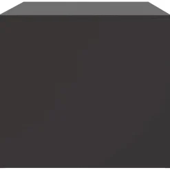 Stolik Kawowy Ława Stół Czarny Metalowy 67x50x44 Drzwiczki Do Salonu