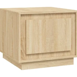 Stolik Kawowy Ława Stół Dąb Sonoma 51x50x44 Drzwiczki Do Salonu Do Pokoju