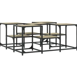 Stolik Kawowy Ława Stół Dąb Sonoma 91x91x40 Do Salonu Do Pokoju