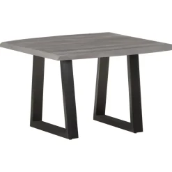 Stolik Kawowy Ława Stół Szary Drewniany 60x60x40 Do Salonu Do Pokoju
