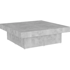 Stolik Kawowy Ława Stół Szary 90x90x28 Do Salonu Do Pokoju
