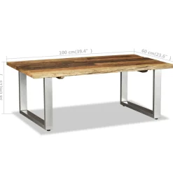 Stolik Kawowy Ława Stół 100x60x38 Do Salonu Do Pokoju