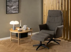 Stolik kawowy Banbury dębowy okrągły 80 cm