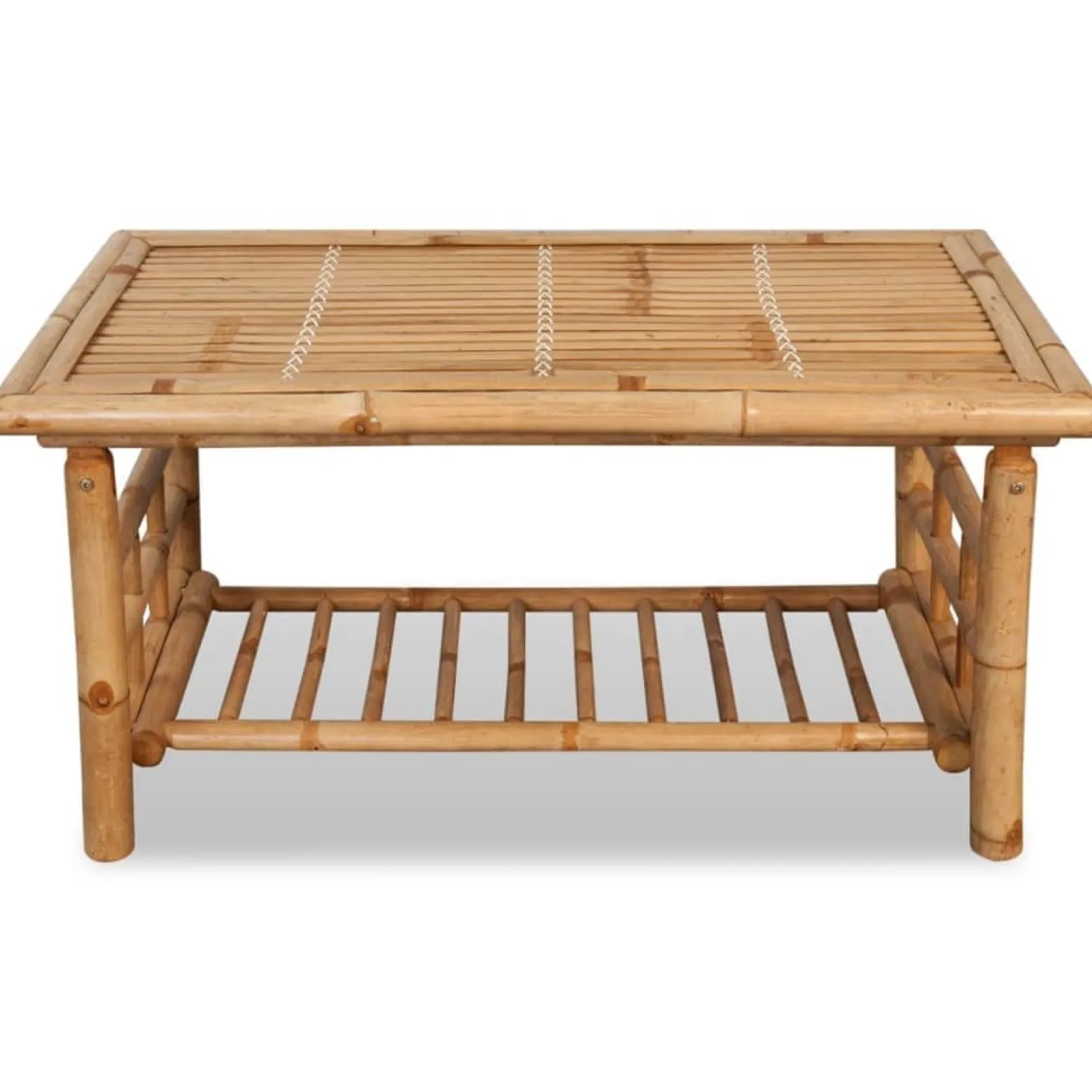Stolik kawowy Brąz 90 x 50 x 45 cm Bambus vidaXL