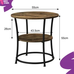 Stolik kawowy 55 cm do domu Funky Furniture