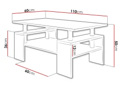 Stolik kawowy Cube