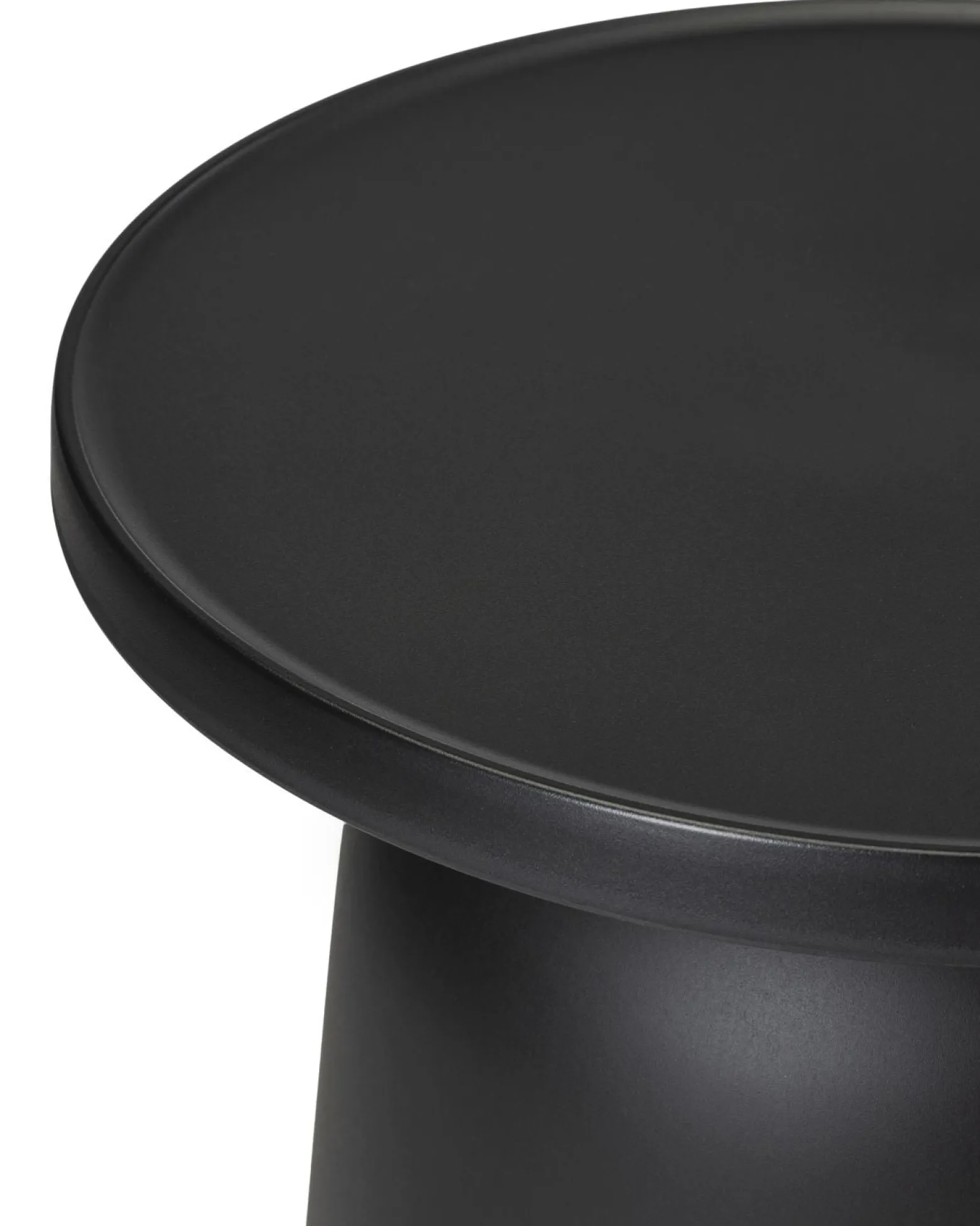 Stolik kawowy otto1 czarny 47x47x46 cm nowoczesny minimalistyczny do salonu