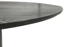 Stolik kawowy TIGA czarny 100 cm okrągły
