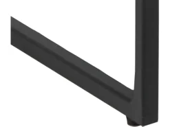 Stolik kwadratowy Infinity 80 cm czarny