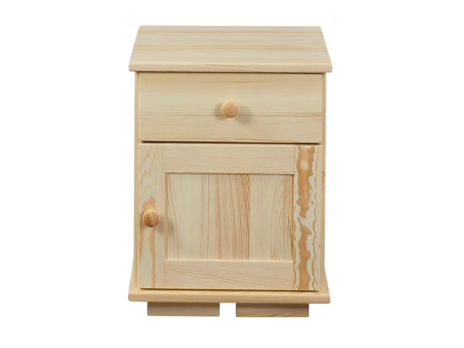 Stolik nocny MODERN II, kolor sosnowy, drzwi prawostronne