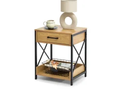Stolik-Nocny Tori Dąb, Stelaż Czarny