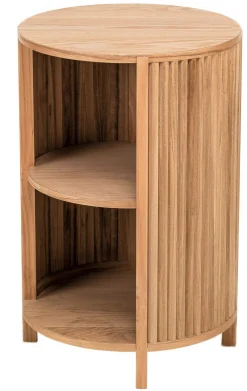 Stolik nocny z naturalnego drewna