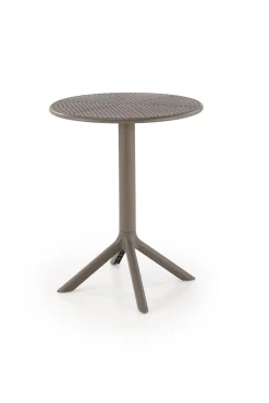 Stolik ogrodowy CALVO 60x60 khaki z tworzywa PVC