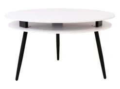 Stolik okrągły Fredo 90 cm biały