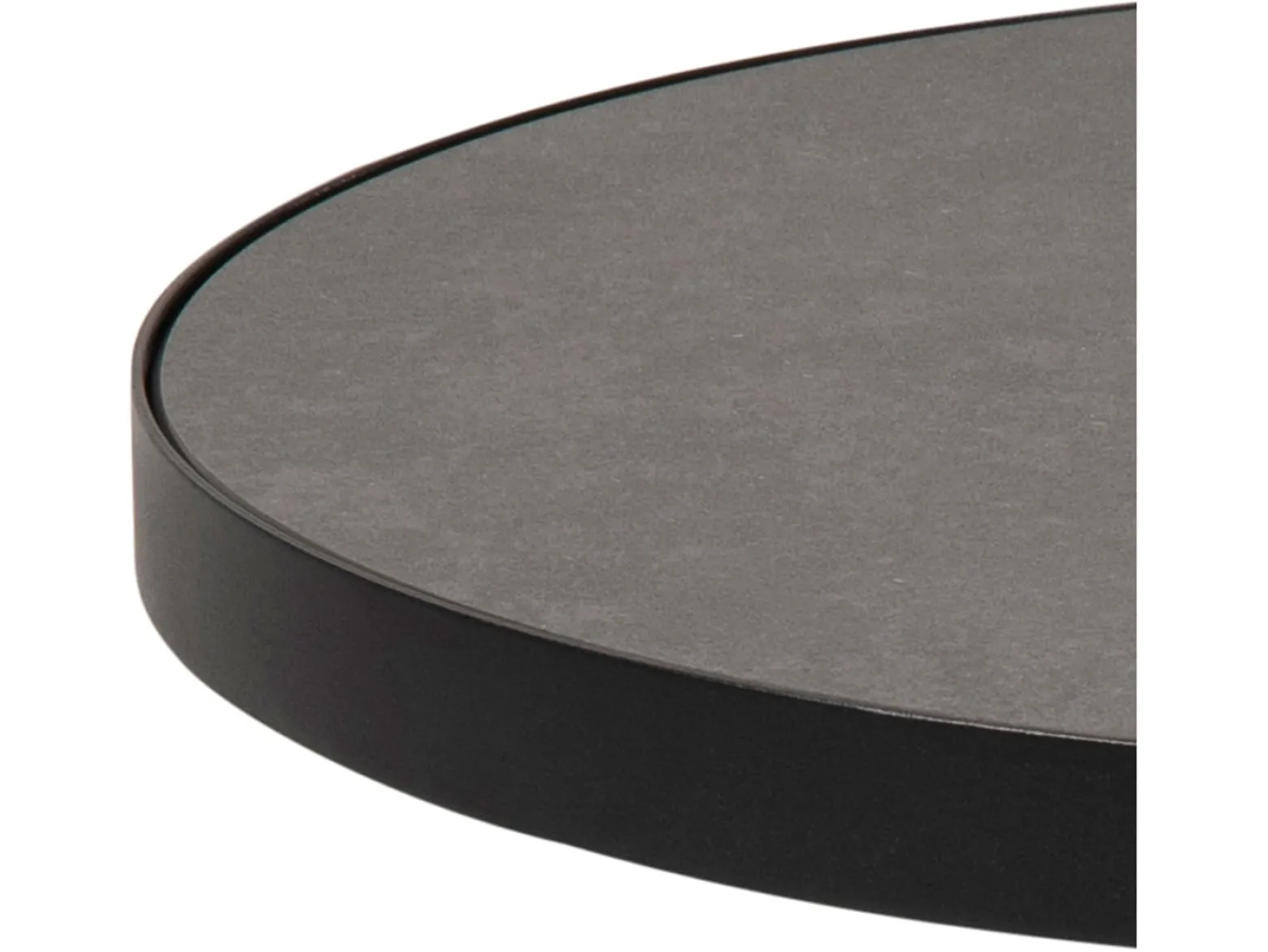 Stolik okrągły Soli 45 cm ceramika czarna