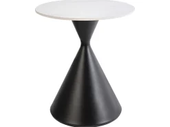 Stolik pomocniczy ceramiczny blat biały