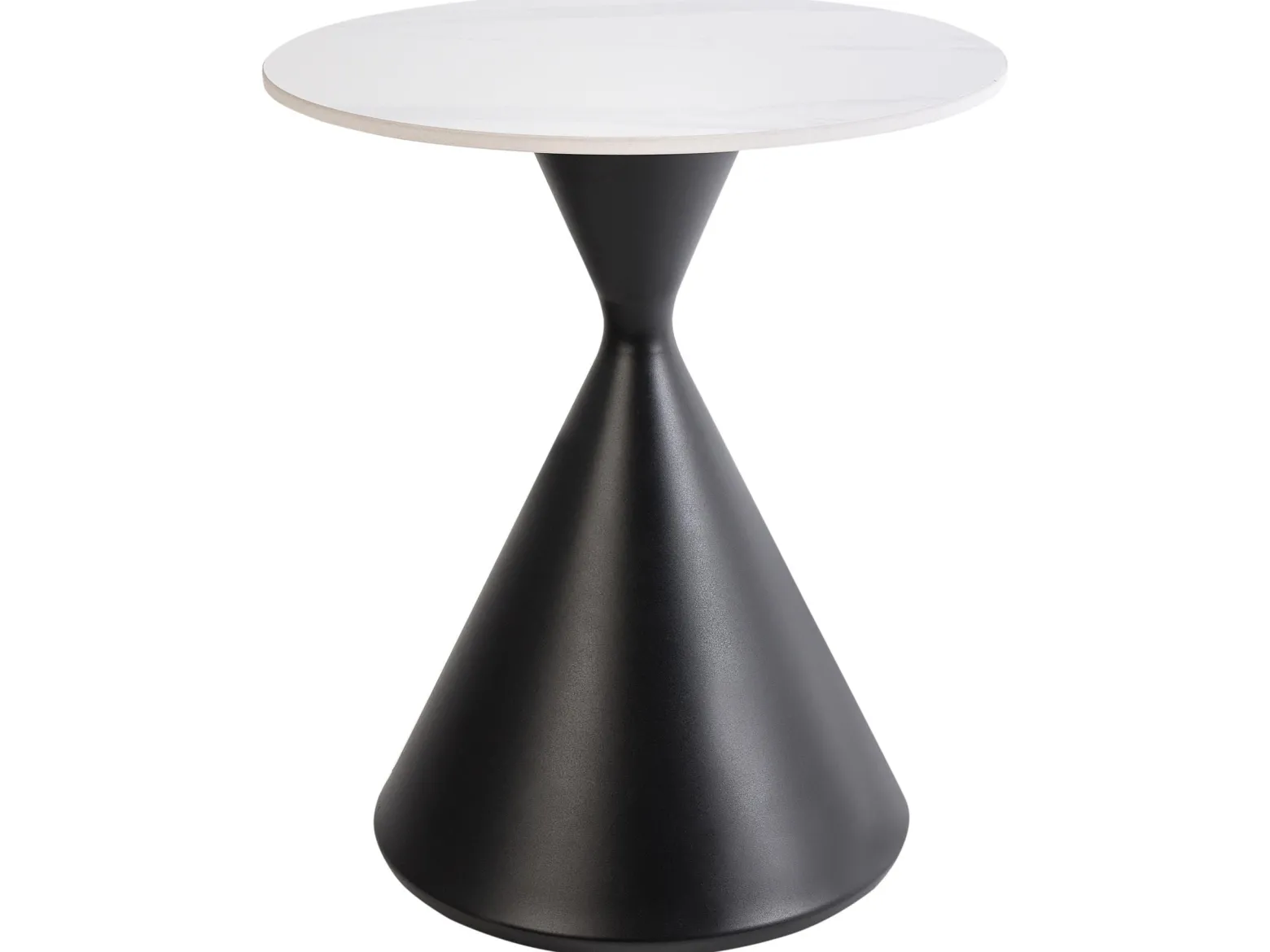 Stolik pomocniczy ceramiczny blat biały