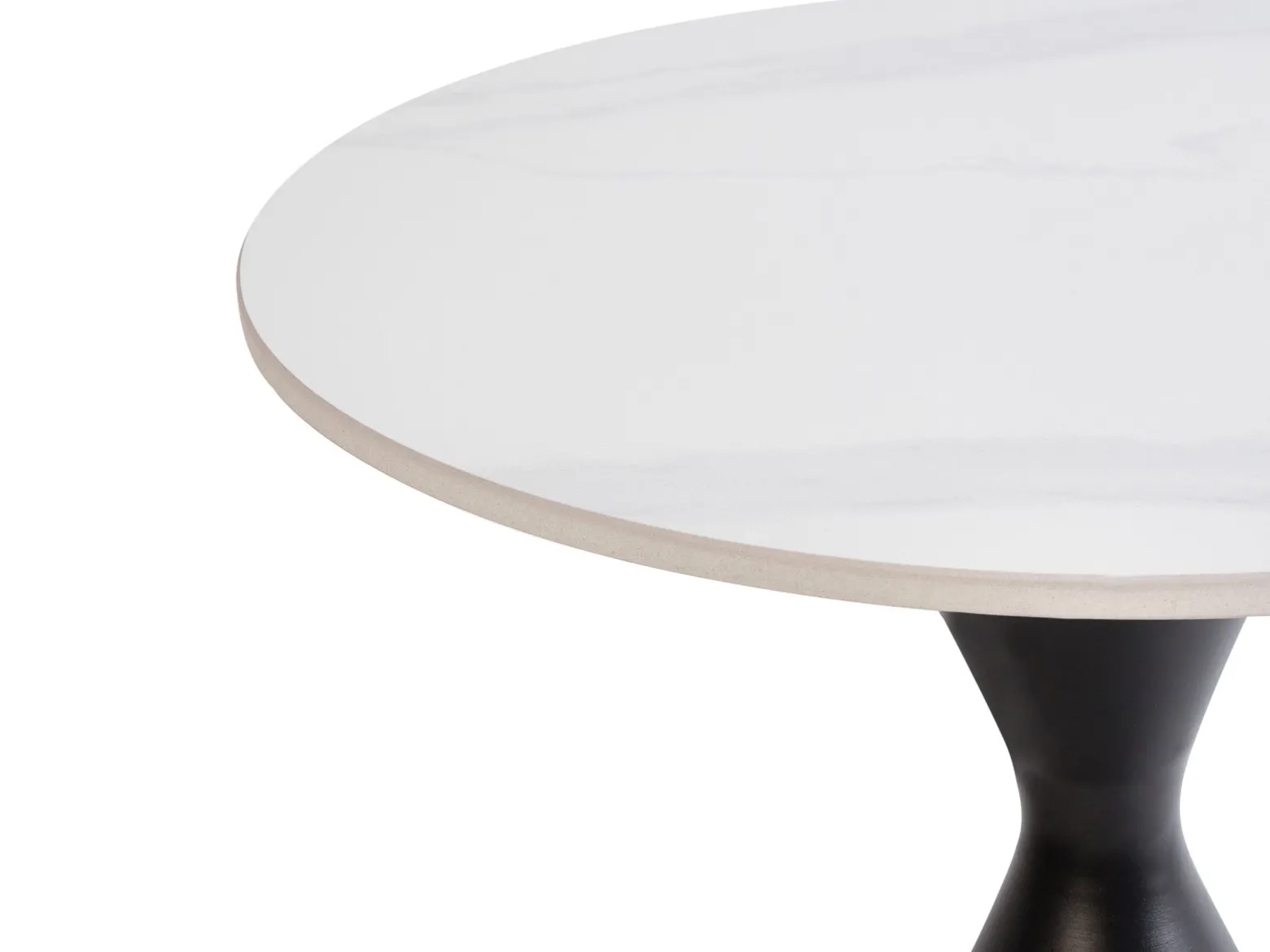 Stolik pomocniczy ceramiczny blat biały