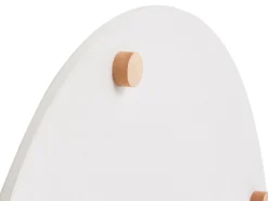 Stolik pomocniczy ceramiczny blat biały
