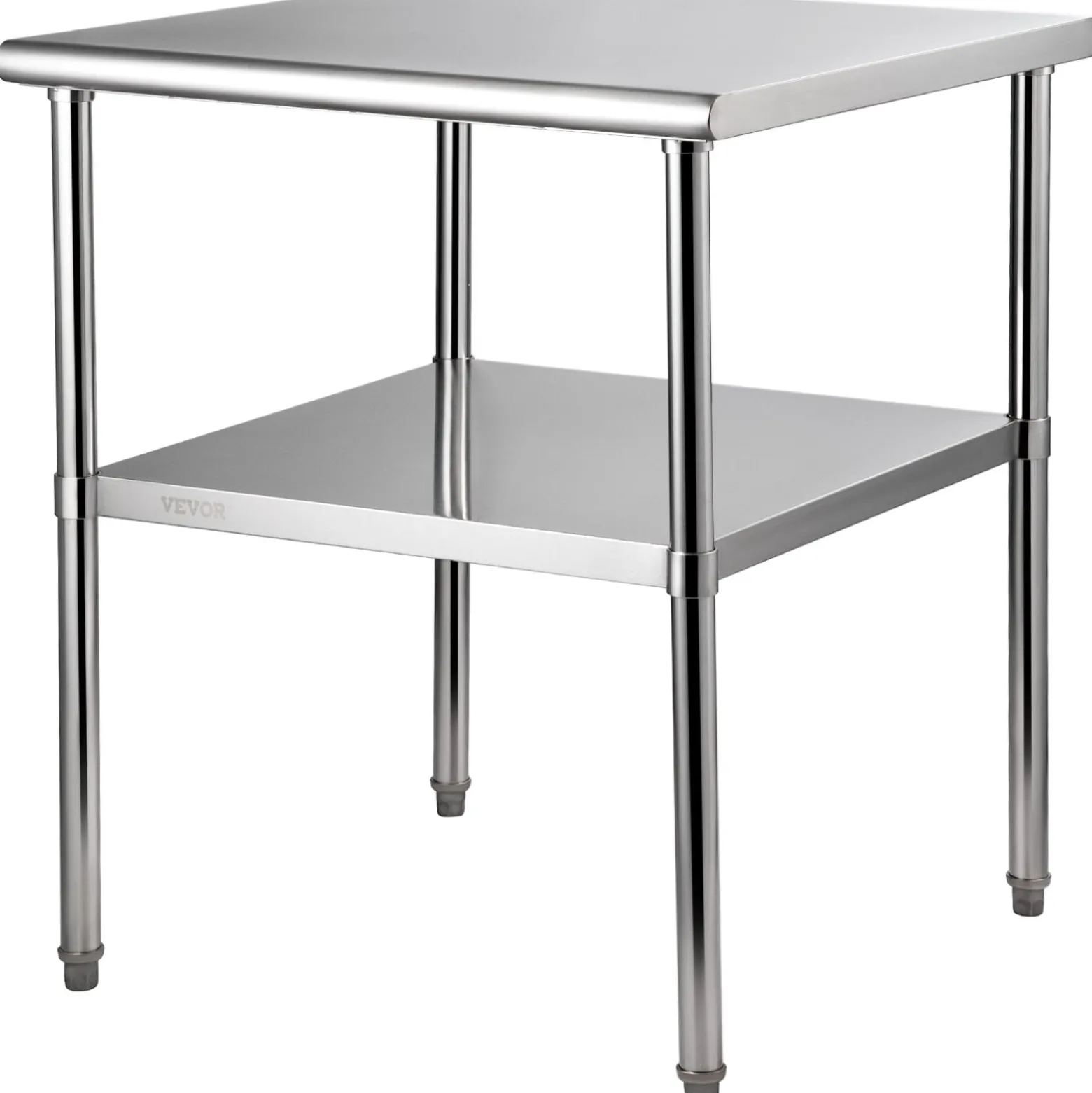 Stół roboczy blat gastronomiczny nierdzewny – 76,2 x 76,2 cm