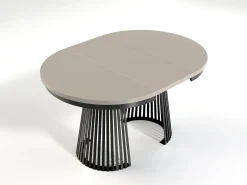 Stół rozkładany GORI w kolorze clay gray/ czarny