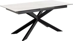 STÓŁ ROZKŁADANY Irwine 168/210x90cm biały CERAMICZNY BLAT