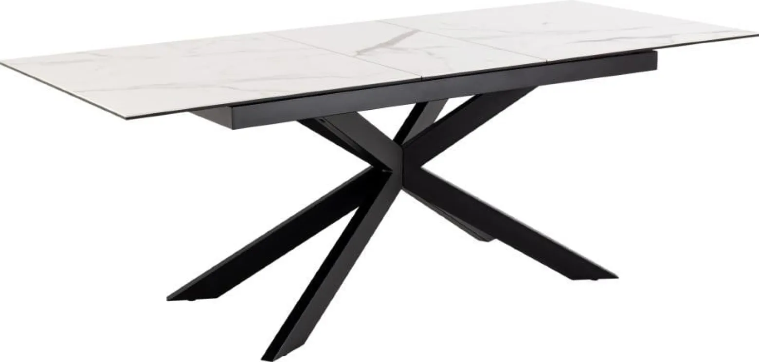 STÓŁ ROZKŁADANY Irwine 168/210x90cm biały CERAMICZNY BLAT