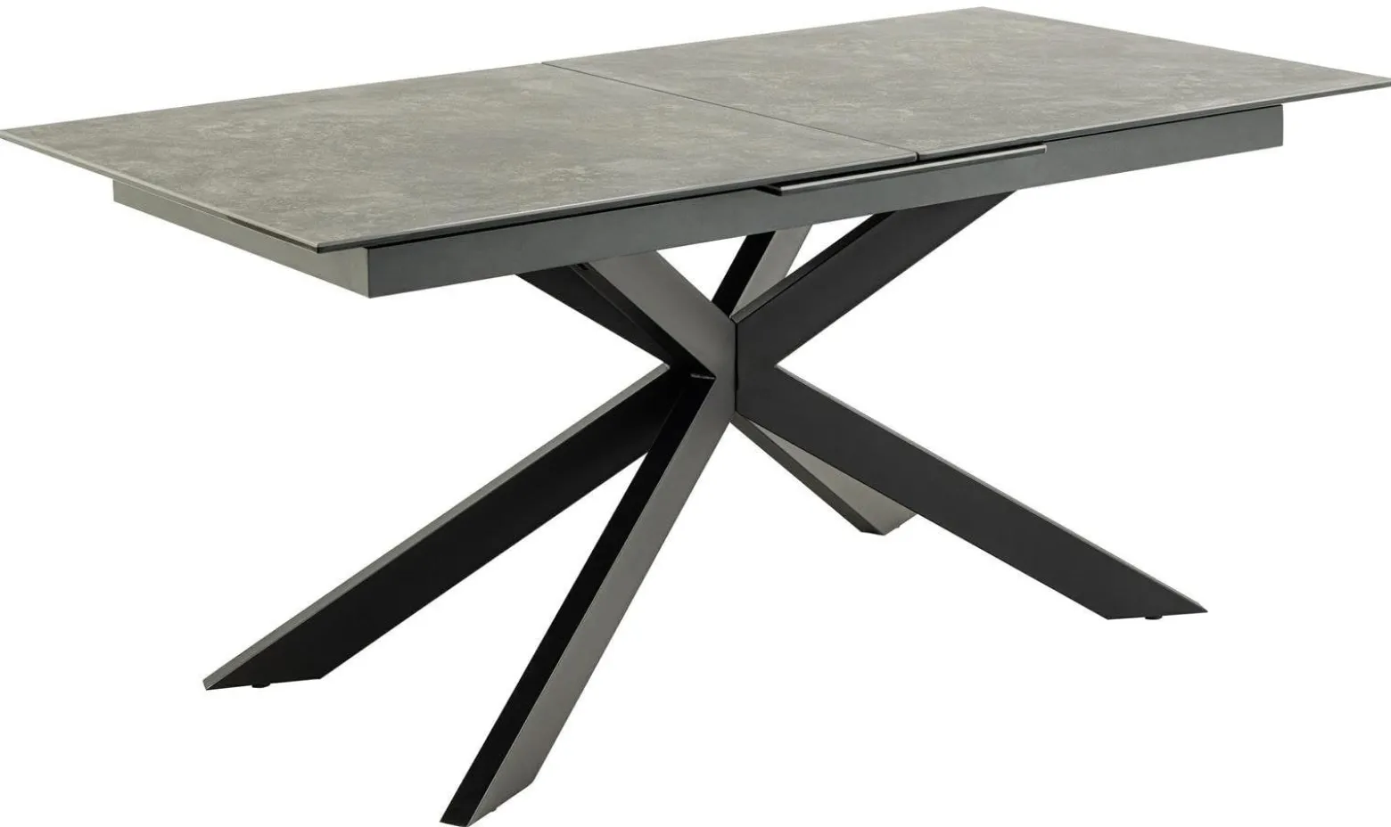 STÓŁ ROZKŁADANY Irwine 168/210x90cm czarny CERAMICZNY BLAT