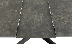 STÓŁ ROZKŁADANY Irwine 168/210x90cm czarny CERAMICZNY BLAT