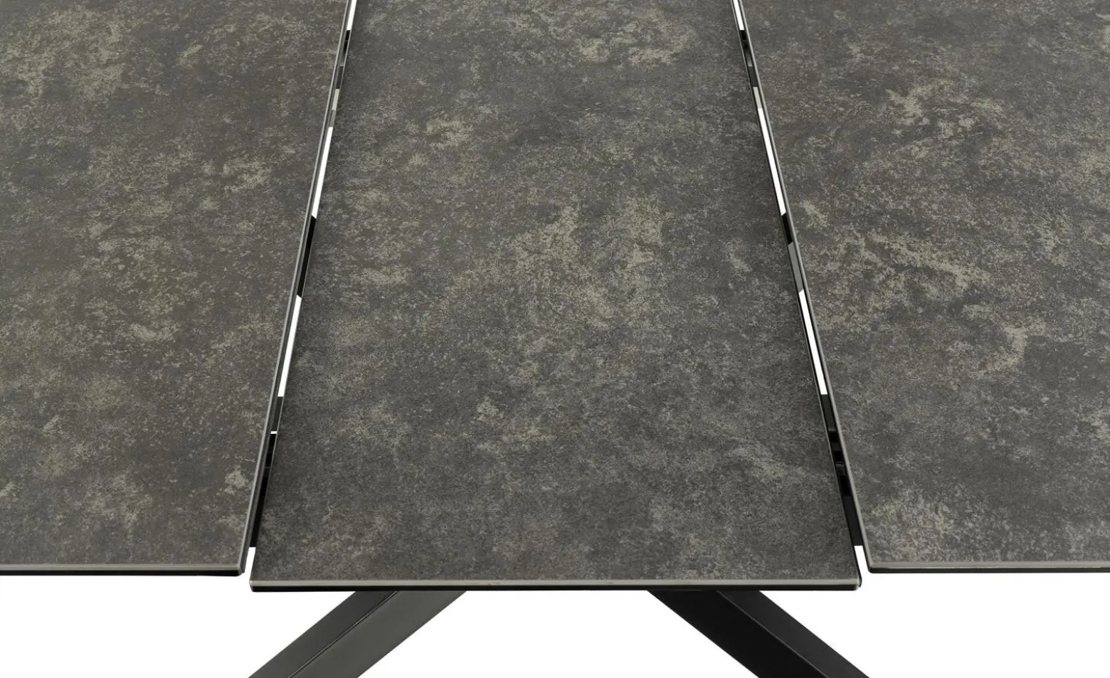 STÓŁ ROZKŁADANY Irwine 168/210x90cm czarny CERAMICZNY BLAT