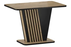 Stół rozkładany NEVIO 125(170)x75 dąb artisan/czarny