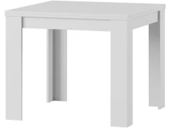 Stół rozkładany prostokątny Saturn 90-180x90 biały