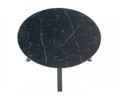 Stół rozkładany VERTIGO 130(180)x130 czarny marmur