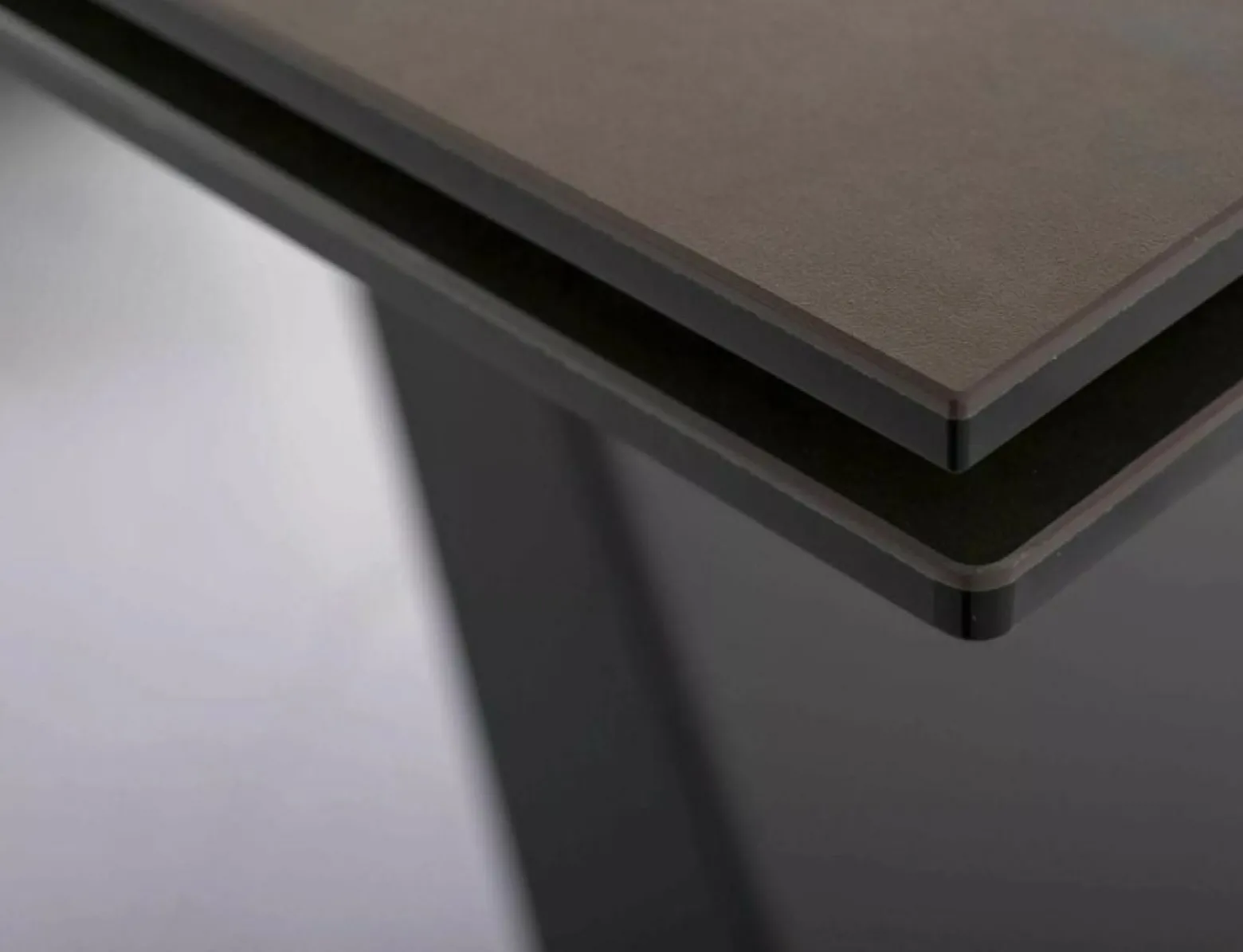 Stół rozkładany WESTIN CERAMIC 160(240)x90 brązowy mat ossid