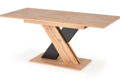 Stół rozkładany XARELTO 130(175)x85 dąb/czarny